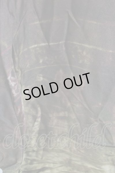 画像5: ZARA / 転写総柄ワイドシャツ L ブラウンｘボルドー T-25-12-10-036-ZA-sh-YM-ZT056 (5)