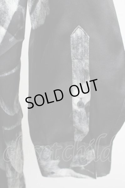 画像3: ZARA / RELAXED FIT 総柄シャツ L ブラック T-25-12-10-037-ZA-sh-YM-ZT056 (3)