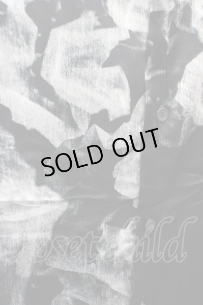 画像4: ZARA / RELAXED FIT 総柄シャツ L ブラック T-25-12-10-037-ZA-sh-YM-ZT056 (4)