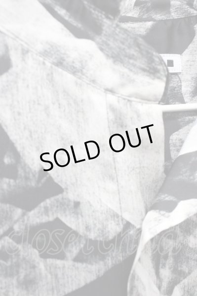 画像5: ZARA / RELAXED FIT 総柄シャツ L ブラック T-25-12-10-037-ZA-sh-YM-ZT056 (5)