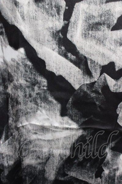 画像6: ZARA / RELAXED FIT 総柄シャツ L ブラック T-25-12-10-037-ZA-sh-YM-ZT (6)