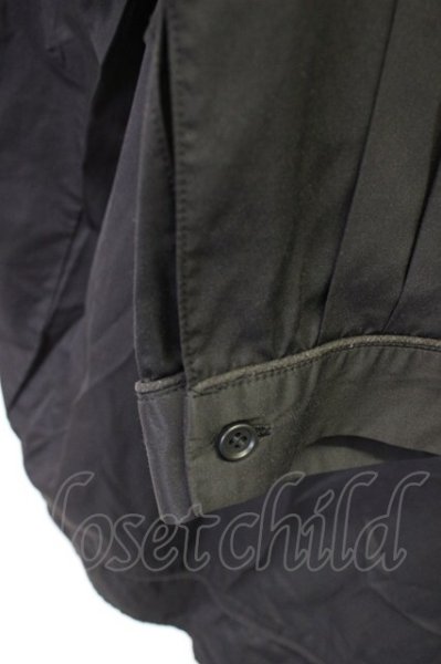 画像5: HARE / ポリエステル比翼ワイドシャツ F ブラック T-25-12-10-038-HA-sh-YM-ZT (5)