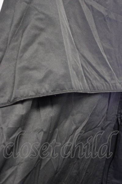 画像6: HARE / ポリエステル比翼ワイドシャツ F ブラック T-25-12-10-038-HA-sh-YM-ZT (6)