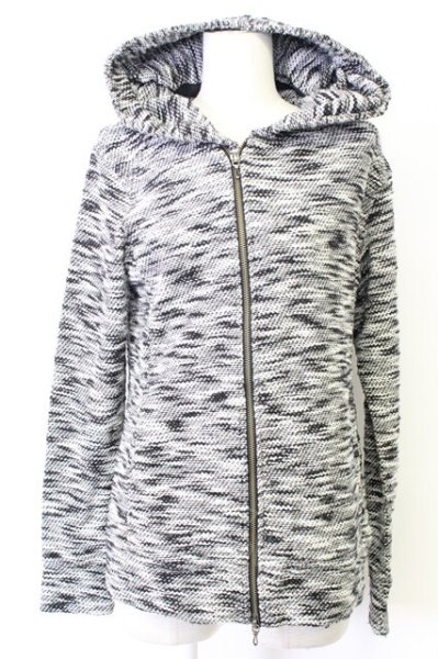 画像1: FUGA / クロゼットフードミックスパーカー 44 ブラック T-25-12-10-041-FU-to-YM-ZT (1)