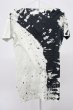 画像2: CIVARIZE / ElnathブリーチロングTシャツ 44 ブラックｘホワイト T-25-12-10-005-CI-ts-YM-ZT (2)