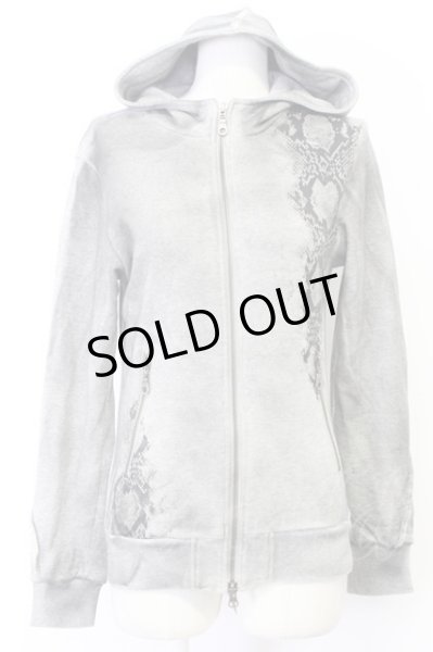 画像1: FUGA / コーティングパイソンフルZIPパーカー 44 グレー T-25-12-10-043-FU-to-YM-ZT027 (1)