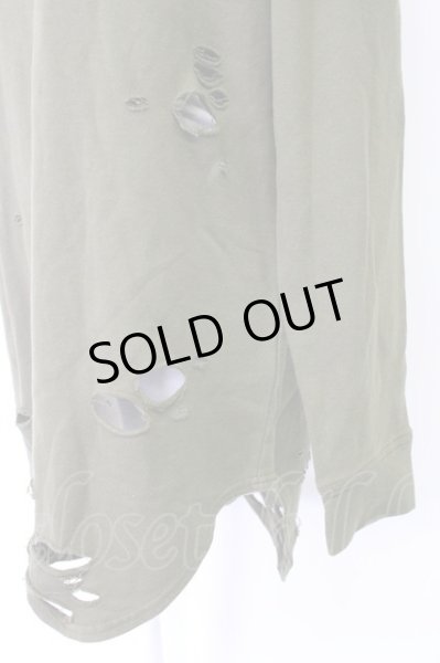 画像3: FUGA / オパールダメージプルパーカー 44 カーキ T-25-12-10-044-FU-to-YM-ZT027 (3)