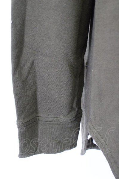 画像5: FUGA / オパールダメージプルパーカー 44 カーキ T-25-12-10-044-FU-to-YM-ZT (5)