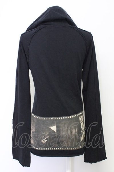 画像2: CIVARIZE / Vintage Film プリント プルパーカー 44 ブラック T-25-12-10-046-CI-to-YM-ZT (2)