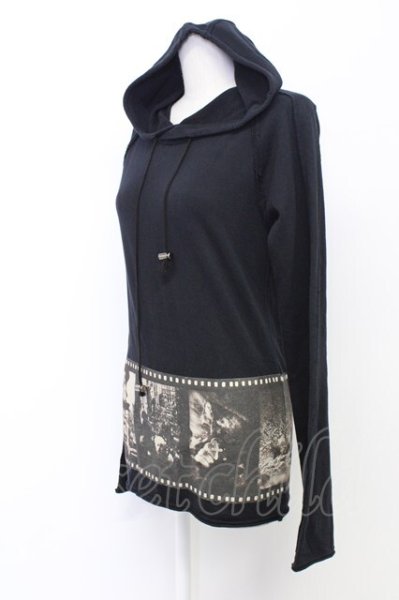 画像3: CIVARIZE / Vintage Film プリント プルパーカー 44 ブラック T-25-12-10-046-CI-to-YM-ZT (3)
