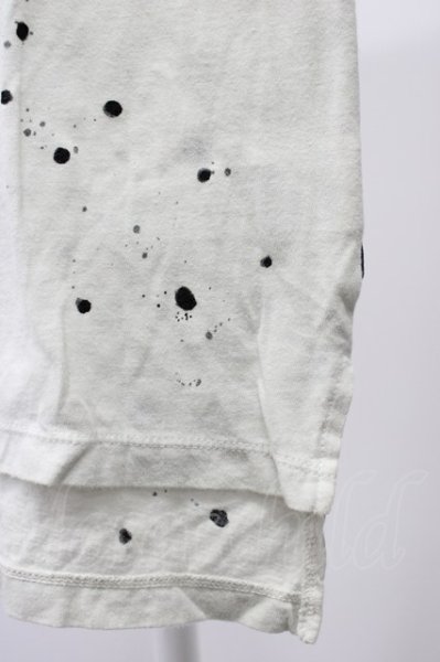 画像5: CIVARIZE / ElnathブリーチロングTシャツ 44 ブラックｘホワイト T-25-12-10-005-CI-ts-YM-ZT (5)