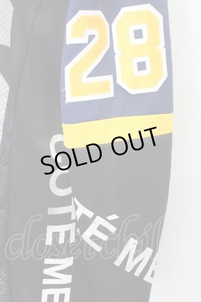 画像3: Cote Mer / ナンバリングメッシュパーカー  ブラックｘマルチ T-25-12-10-047-0-to-YM-ZT027 (3)