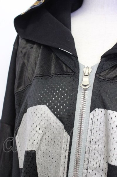 画像4: Cote Mer / ナンバリングメッシュパーカー  ブラックｘマルチ T-25-12-10-047-0-to-YM-ZT (4)