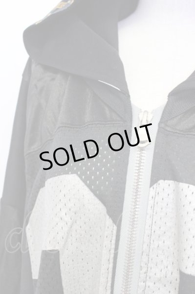 画像4: Cote Mer / ナンバリングメッシュパーカー  ブラックｘマルチ T-25-12-10-047-0-to-YM-ZT027 (4)