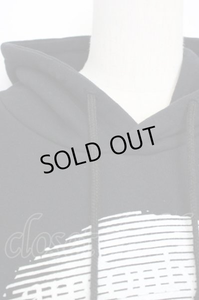 画像3: CIVARIZE / スカルプリントプルパーカー F ブラック T-25-12-10-048-CI-to-YM-ZT (3)