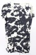 画像1: CIVARIZE / Virusムラ染めタイダイTシャツ 44 ブラック T-25-12-10-006-CI-ts-YM-ZT (1)