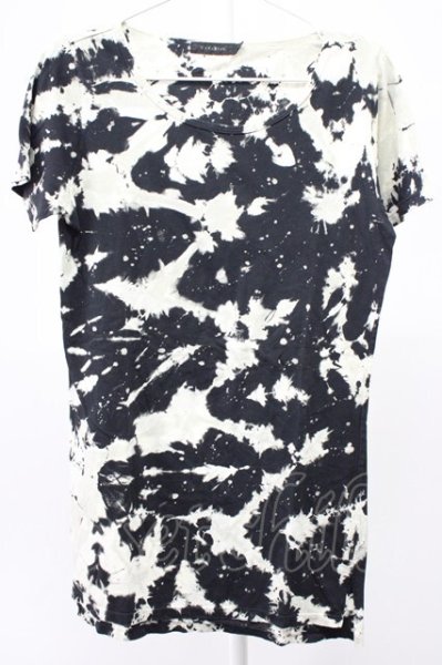 画像1: CIVARIZE / Virusムラ染めタイダイTシャツ 44 ブラック T-25-12-10-006-CI-ts-YM-ZT (1)