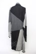 画像2: Black by VANQUISH / 切り替えロングカーディガン L グレーｘブラック T-25-12-10-050-Bl-to-YM-ZT (2)