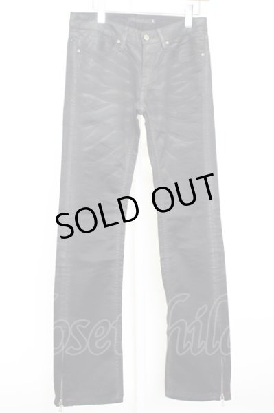 画像1: FUGA / Restrict Chain 裾パイソン2WAYコーティングチノパンツ 42 ブラック T-25-12-10-052-FU-pa-YM-ZT (1)