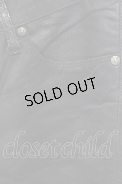 画像4: FUGA / Restrict Chain 裾パイソン2WAYコーティングチノパンツ 42 ブラック T-25-12-10-052-FU-pa-YM-ZT (4)