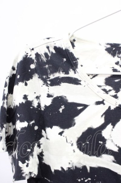 画像3: CIVARIZE / Virusムラ染めタイダイTシャツ 44 ブラック T-25-12-10-006-CI-ts-YM-ZT (3)