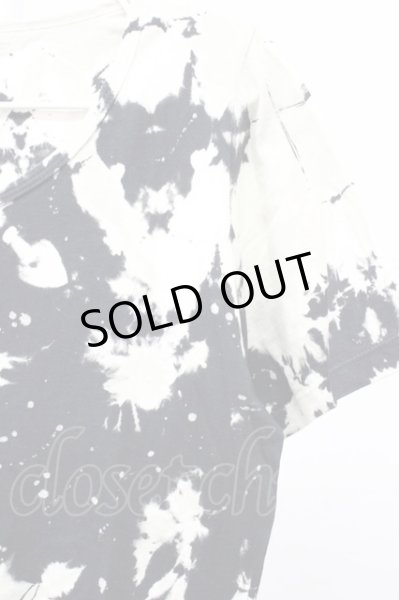 画像4: CIVARIZE / Virusムラ染めタイダイTシャツ 44 ブラック T-25-12-10-006-CI-ts-YM-ZT078 (4)