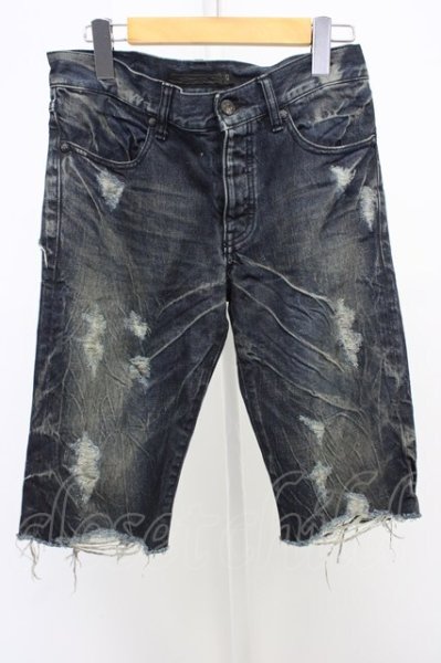 画像1: FUGA / ヴィンテージショートデニムパンツ 42 ブラック T-25-12-10-054-FU-pa-YM-ZT (1)