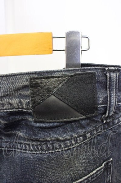 画像8: FUGA / ヴィンテージショートデニムパンツ 42 ブラック T-25-12-10-054-FU-pa-YM-ZT (8)