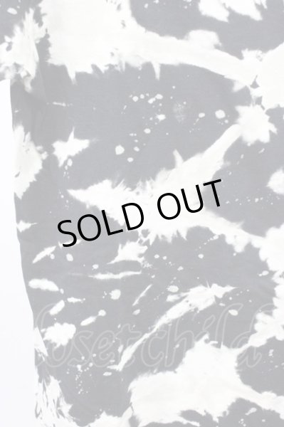 画像6: CIVARIZE / Virusムラ染めタイダイTシャツ 44 ブラック T-25-12-10-006-CI-ts-YM-ZT078 (6)