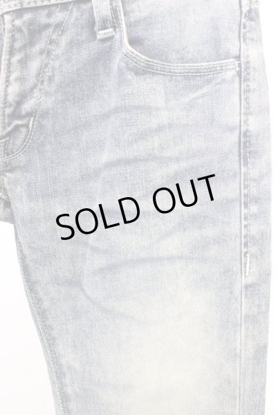 画像4: Black by VANQUISH / ウォッシュ加工ニードルスキニーデニムパンツ 28 インディゴ T-25-12-10-057-Bl-pa-YM-ZT061 (4)