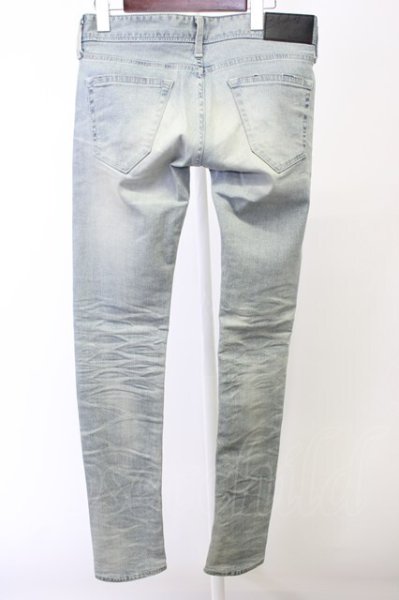 画像2: Black by VANQUISH / スーパーストレッチニードルスキニーデニムパンツ 28 ライトインディゴ T-25-12-10-058-Bl-pa-YM-ZT (2)