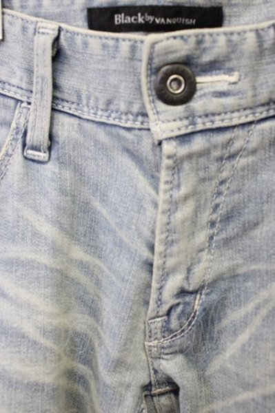 画像3: Black by VANQUISH / スーパーストレッチニードルスキニーデニムパンツ 28 ライトインディゴ T-25-12-10-058-Bl-pa-YM-ZT (3)