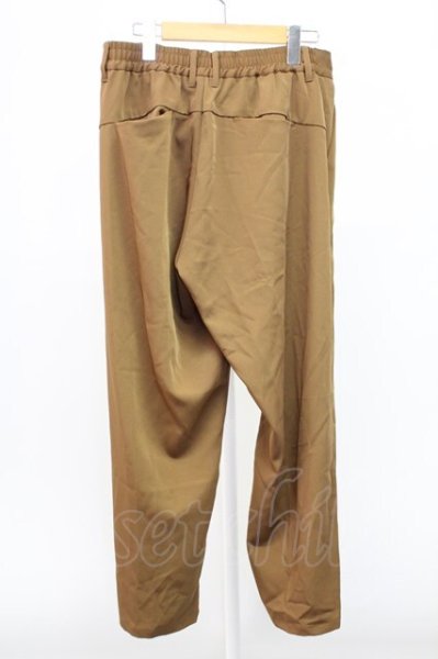 画像2: NO ID. / イージーワイドトラウザーズパンツ 1 ブラウン T-25-12-10-059-NO-pa-YM-ZT (2)