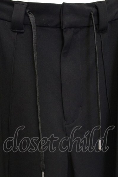 画像3: HARE / シークレットジャガードラインパンツ F ブラックｘグレー T-25-12-10-061-HA-pa-YM-ZT (3)