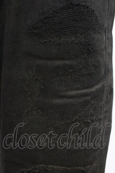 画像4: FUGA / CAMSHAFTリメイクスキニーデニムパンツ 42 ブラック T-25-12-10-063-FU-pa-YM-ZT (4)