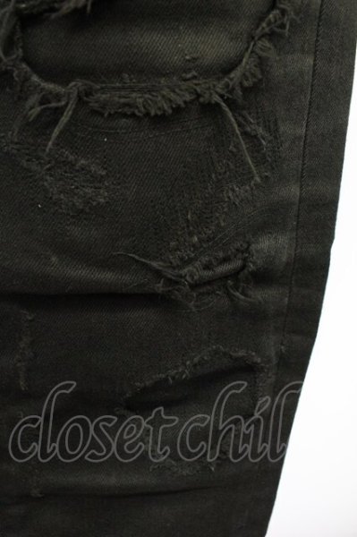 画像5: FUGA / CAMSHAFTリメイクスキニーデニムパンツ 42 ブラック T-25-12-10-063-FU-pa-YM-ZT (5)