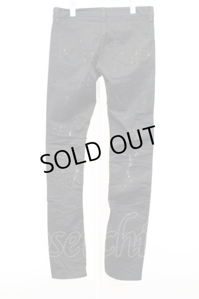 画像2: FUGA / Possible クラッシュ加工スキニーパンツ 42 ブラック T-25-12-10-065-FU-pa-YM-ZT (2)