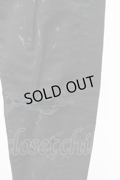 画像5: FUGA / Possible クラッシュ加工スキニーパンツ 42 ブラック T-25-12-10-065-FU-pa-YM-ZT (5)