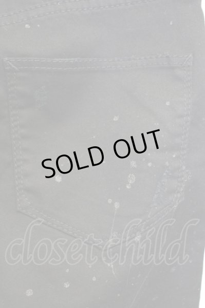 画像7: FUGA / Possible クラッシュ加工スキニーパンツ 42 ブラック T-25-12-10-065-FU-pa-YM-ZT (7)