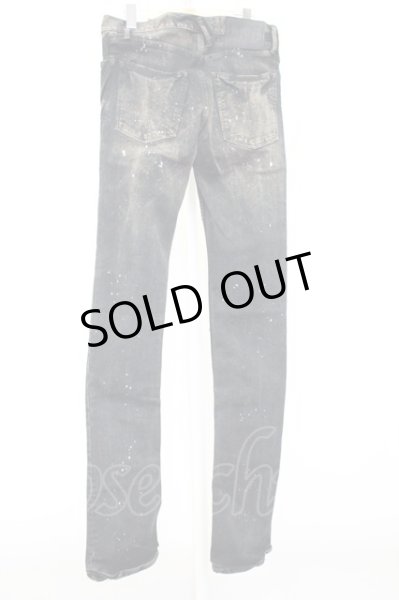 画像2: LGB / S-WOLF ブリーチダメージシューカットデニムパンツ【メンズ28】 28 ブラック T-25-12-10-066-LG-pa-YM-ZT (2)