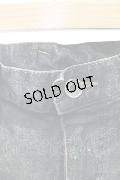 画像3: LGB / S-WOLF ブリーチダメージシューカットデニムパンツ【メンズ28】 28 ブラック T-25-12-10-066-LG-pa-YM-ZT (3)