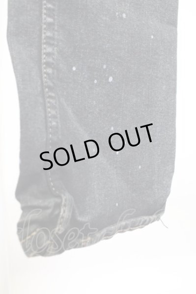 画像6: LGB / S-WOLF ブリーチダメージシューカットデニムパンツ【メンズ28】 28 ブラック T-25-12-10-066-LG-pa-YM-ZT (6)