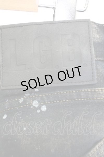 画像7: LGB / S-WOLF ブリーチダメージシューカットデニムパンツ【メンズ28】 28 ブラック T-25-12-10-066-LG-pa-YM-ZT (7)