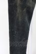 画像9: LGB / S-WOLF ブリーチダメージシューカットデニムパンツ【メンズ28】 28 ブラック T-25-12-10-066-LG-pa-YM-ZT (9)