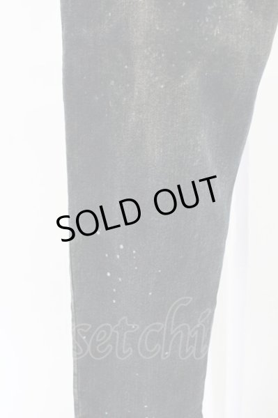 画像9: LGB / S-WOLF ブリーチダメージシューカットデニムパンツ【メンズ28】 28 ブラック T-25-12-10-066-LG-pa-YM-ZT (9)