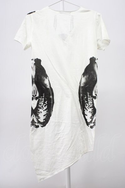 画像2: CIVARIZE / VarietyスカルプリントロングTシャツ 44 ホワイト T-25-12-10-008-CI-ts-YM-ZT (2)
