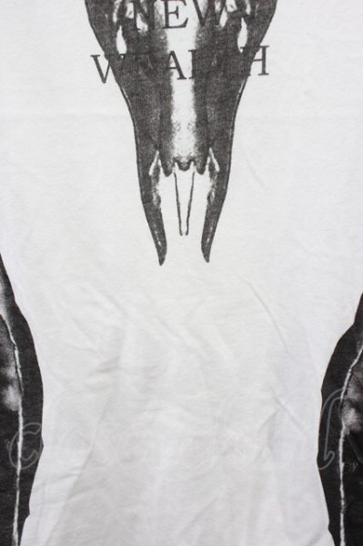 画像4: CIVARIZE / VarietyスカルプリントロングTシャツ 44 ホワイト T-25-12-10-008-CI-ts-YM-ZT (4)