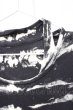 画像3: FUGA / Destructionムラ染めテレコTシャツ 44 ブラックｘホワイト T-25-12-10-009-FU-ts-YM-ZT (3)
