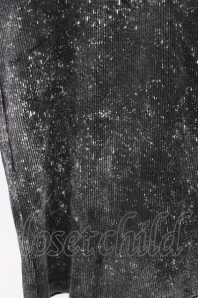 画像4: FUGA / Destructionムラ染めテレコTシャツ 44 ブラック T-25-12-10-010-FU-ts-YM-ZT (4)