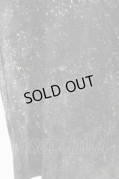 画像4: FUGA / Destructionムラ染めテレコTシャツ 44 ブラック T-25-12-10-010-FU-ts-YM-ZT (4)